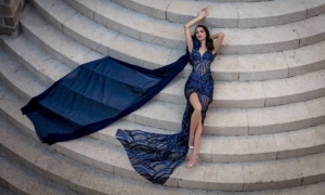 Miss Universe Hrvatske lijepa Ora u haljini boje mora