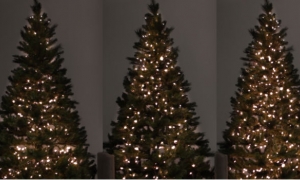 Izaberite jedan od tri načina za postavljanje lampica na božićno drvce