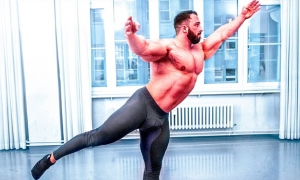 Bodybuilderi pred teškim zadatkom - Evo kako su se snašli na treningu balerina