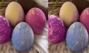 Brzo bojenje jaja s flomasterima