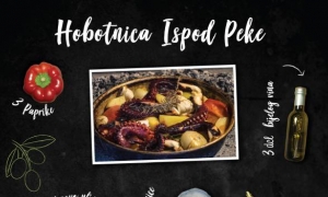 Hobotnica ispod peke po recepturi Ivana Pažanina
